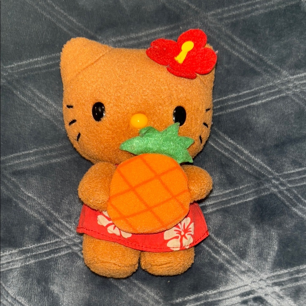 Hello Kitty Plush with Pineapple and Red Dress